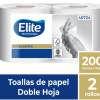 Toalla Rollo Doble Hoja 1 Pq x 2 Un x 200 Mts Elite Professional