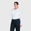 Blusa Oxford Cuello V M/L