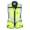 Chaleco Geologo Minero Alta Visibilidad Mujer